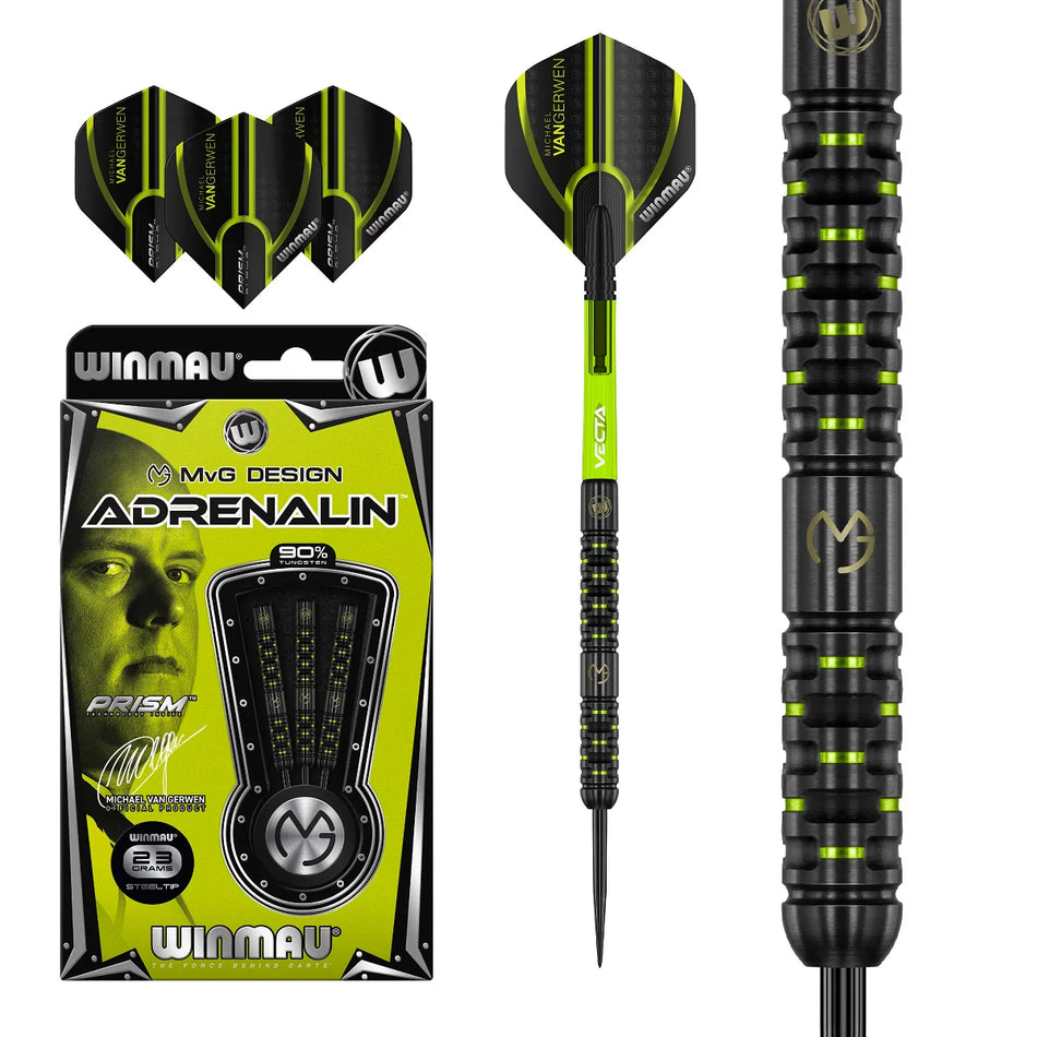 Winmau MvG Adrenalin 90% Tungsten