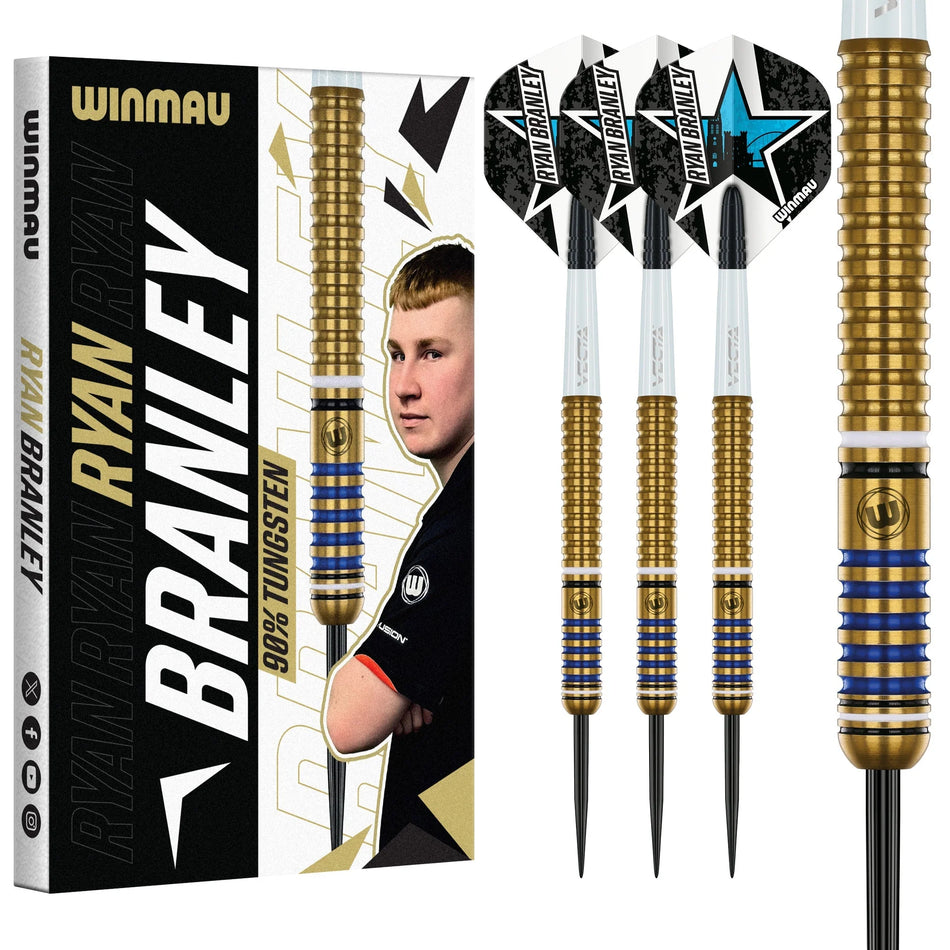Ryan Branley Signature Darts - 90% Tungsten Steel Tip