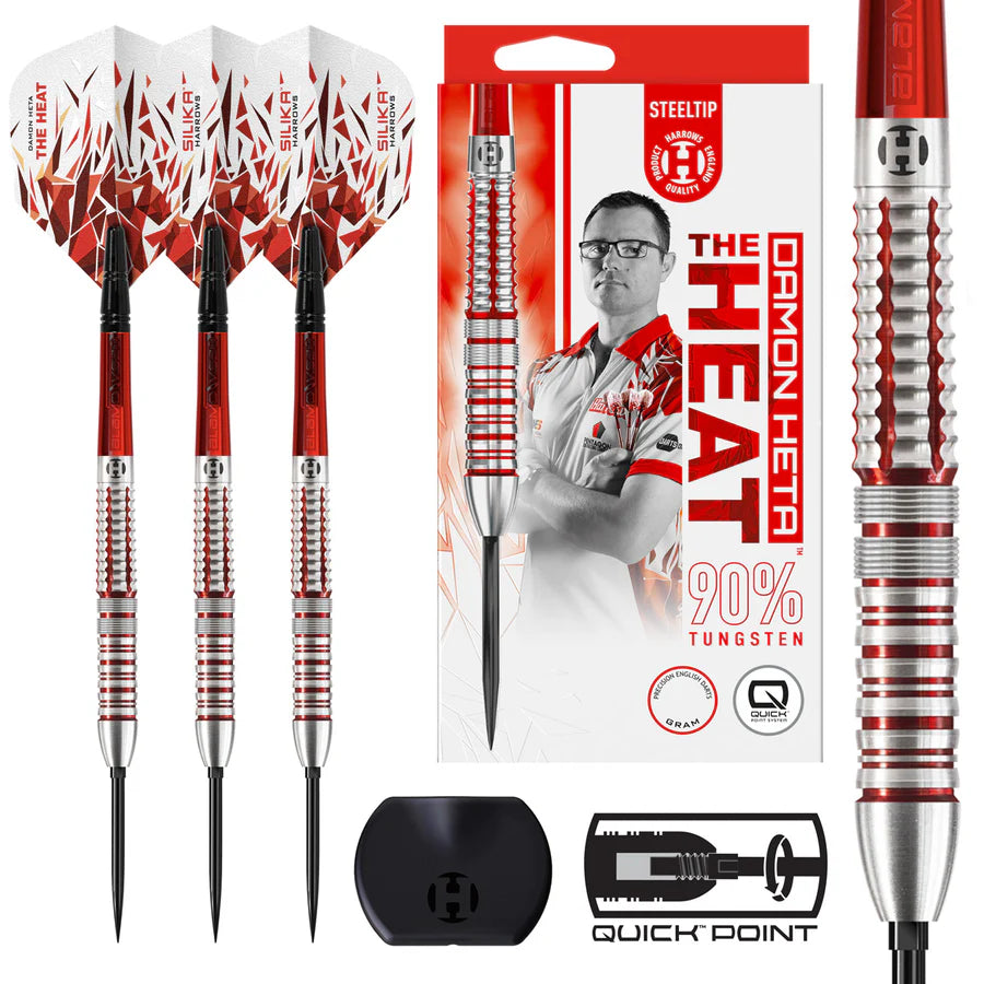 Harrows Damon Heta Series 2 90% Tungsten QP Steel Tip Darts