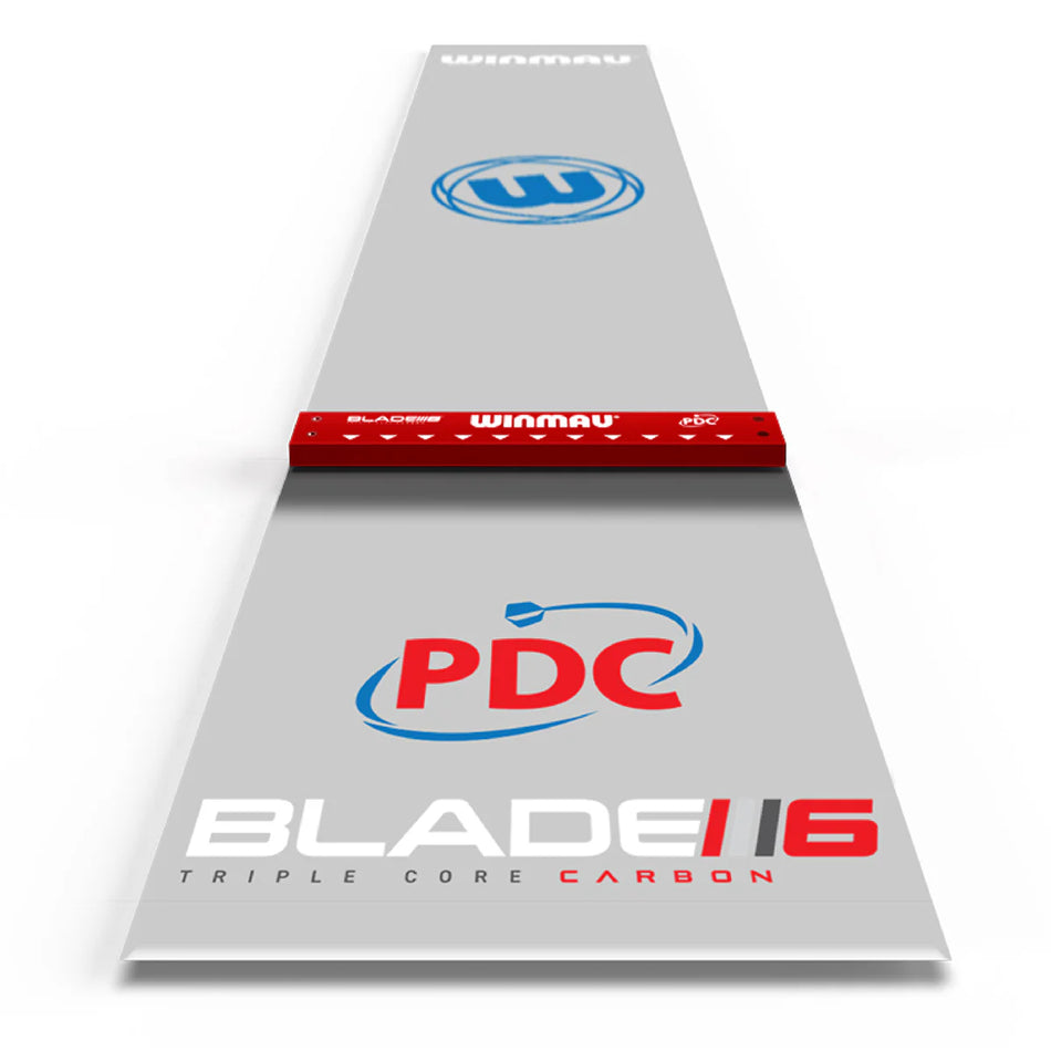 Winmau Clear Zone PVC Dart Mat & Integrated Oche