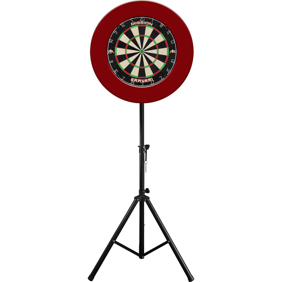 Darts Travel Stand Portable Lightweight - Easy Setup Mobile Dart Stand - Std Edition