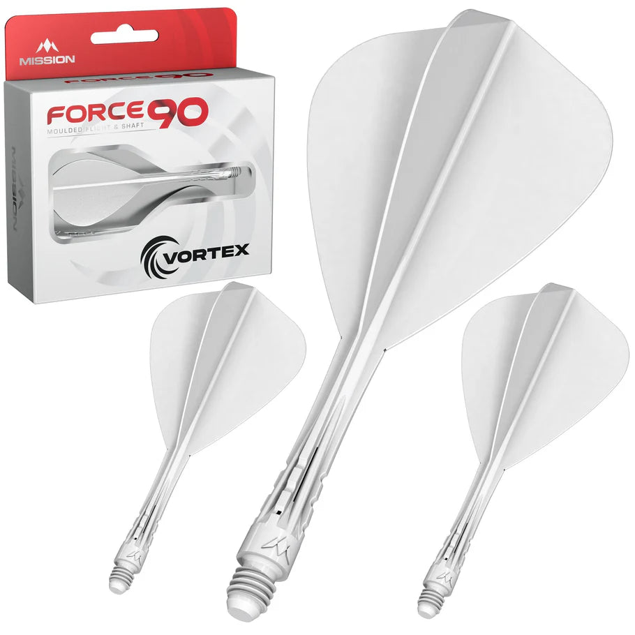 Mission Force 90 Vortex Moulded Flight & Shaft - Kite