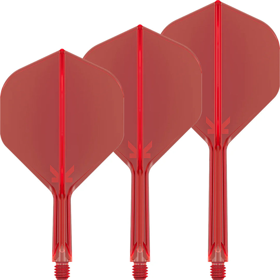 Target K-Flex Red No2 One Piece Dart Flights