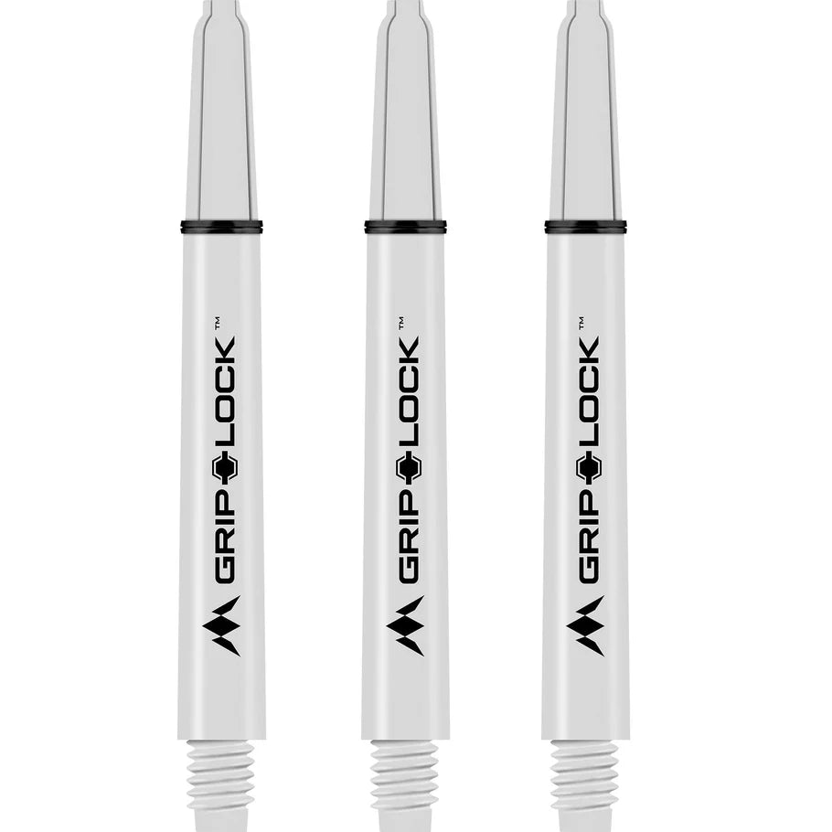 Mission GripLock Shafts - Dart Stems -  White