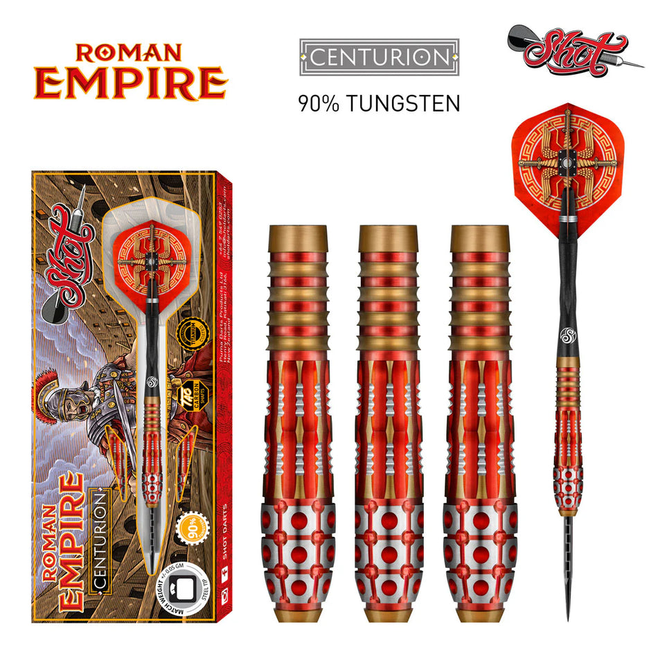 Shot Roman Empire Centurion 90% Tungsten Steel Tip Darts