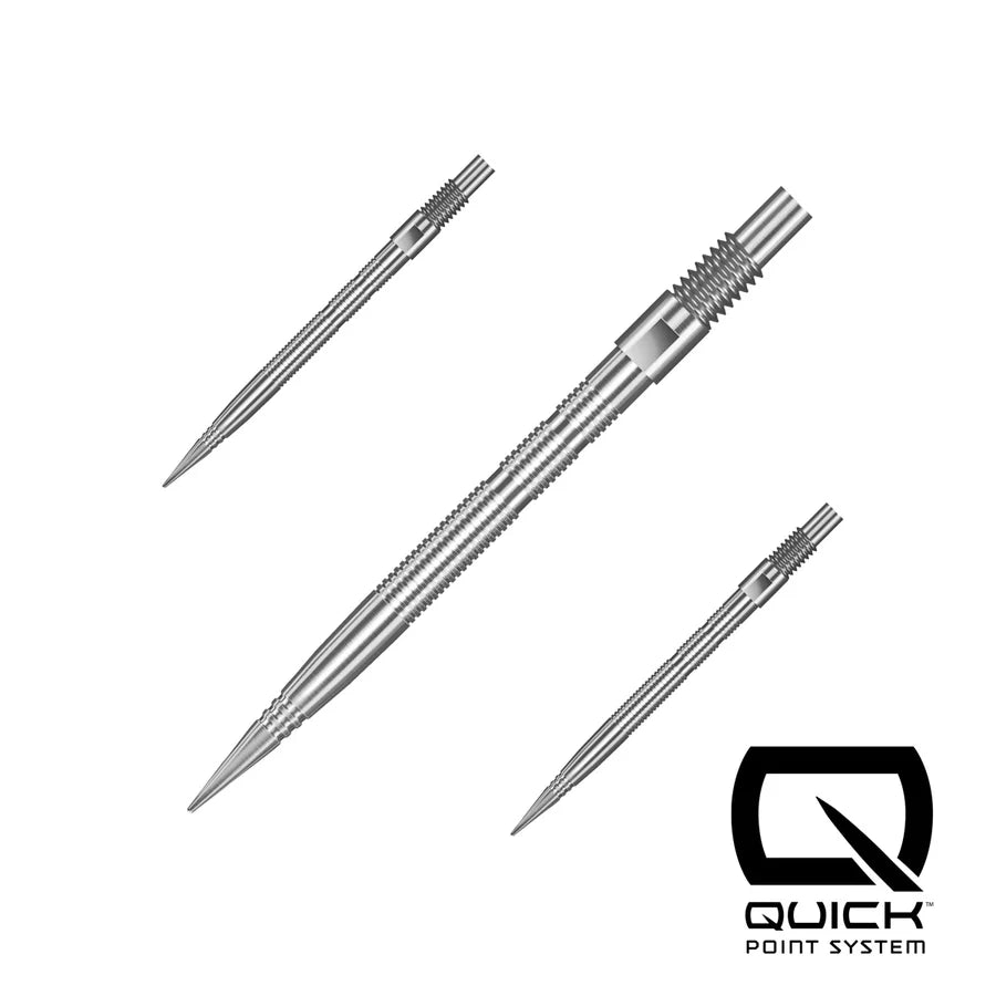 Harrows Micro Grip Quick Points in Silver
