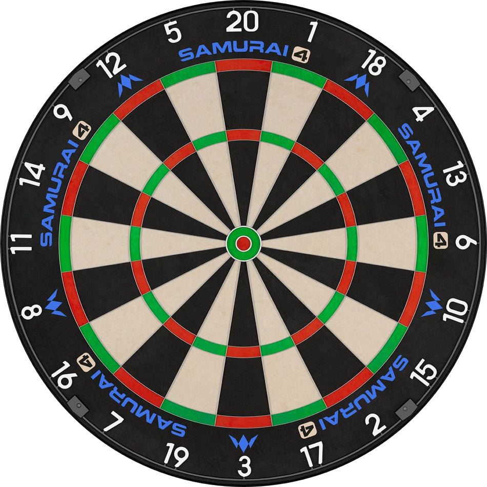 Mission Samurai 4 Dartboard Professional - Knife Wire - White Spider