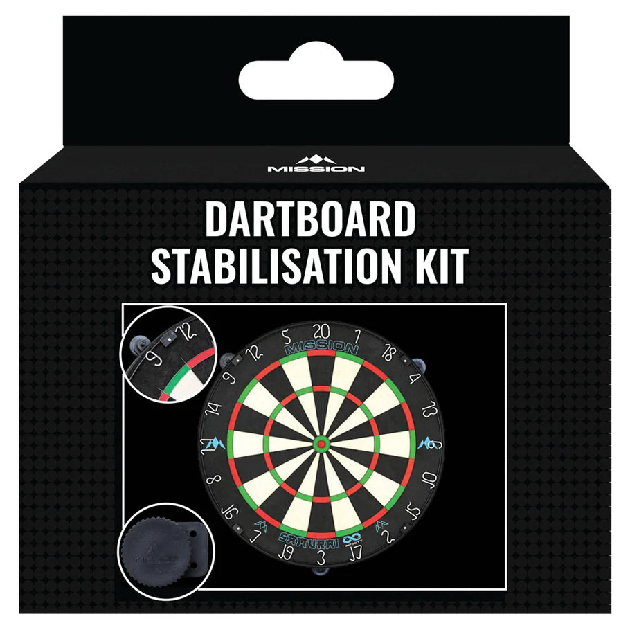 Mission Dartboard Stabiliser Kit Adjustable Levelling System