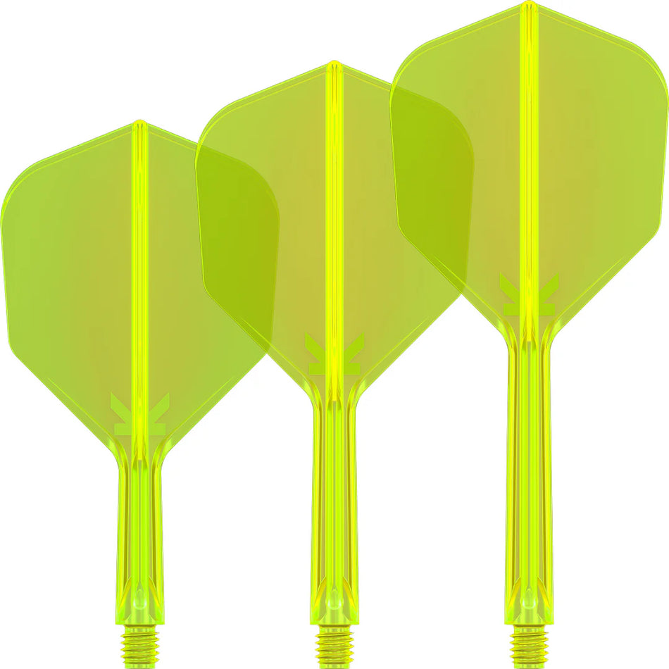 Target K-Flex Neon Yellow No6 One Piece Dart Flights
