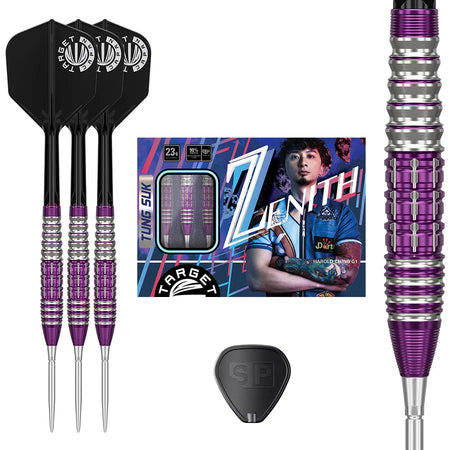 Zenith G1 90% Tungsten Steel Tip Darts by Target Japan – JLO Darts