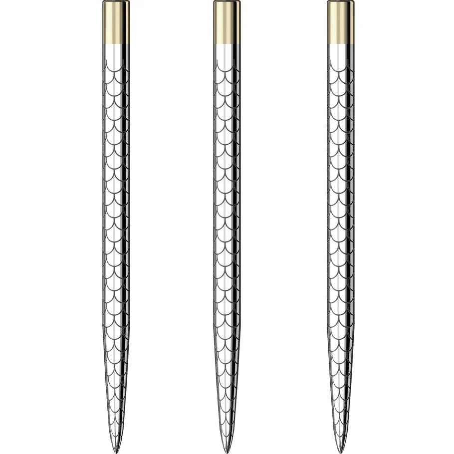 Mission Laser Plus Steel Tip - Lasered Spare Points - Fan Mosaic - Silver