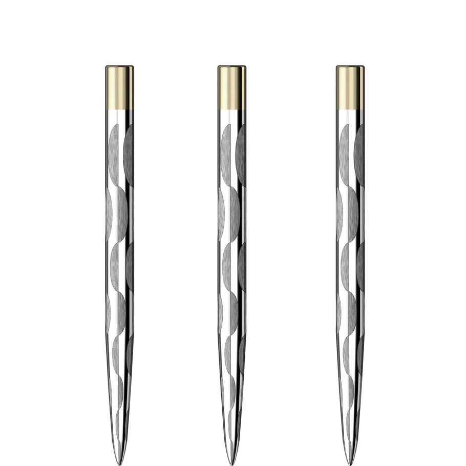 Mission Laser Plus Steel Tip - Lasered Spare Points - Solid Arc - Silver