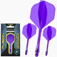 Winmau Fusion Integrated Flight & Shaft - Purple