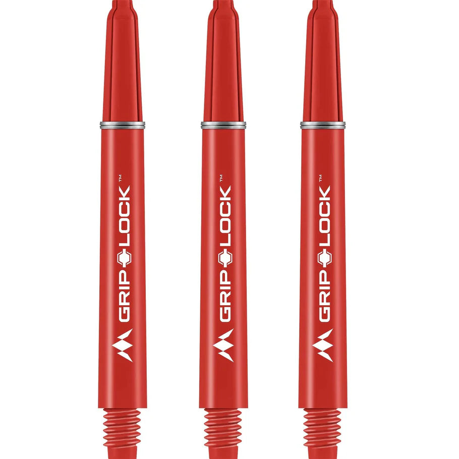 Mission GripLock Shafts - Dart Stems - Red