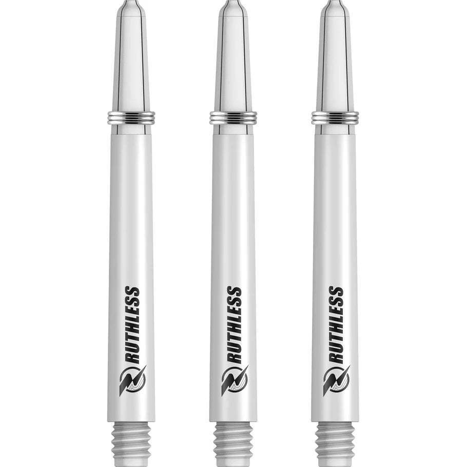 Ruthless Deflectagrip Dart Shafts Nylon Stems with Springs - White